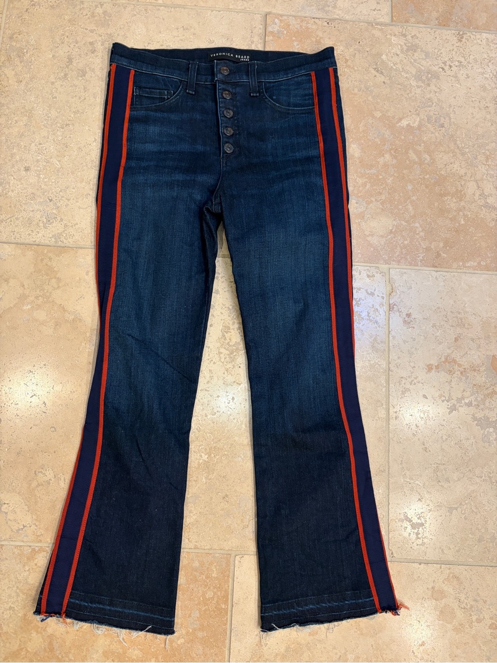 VERONICA BEARD Carolyn High Rise 10" Baby Boot Jeans